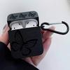 Applicable AirPods 1 /1/1 generation Pro1 protective case Apple wireless Bluetooth headset case black butterfly square case