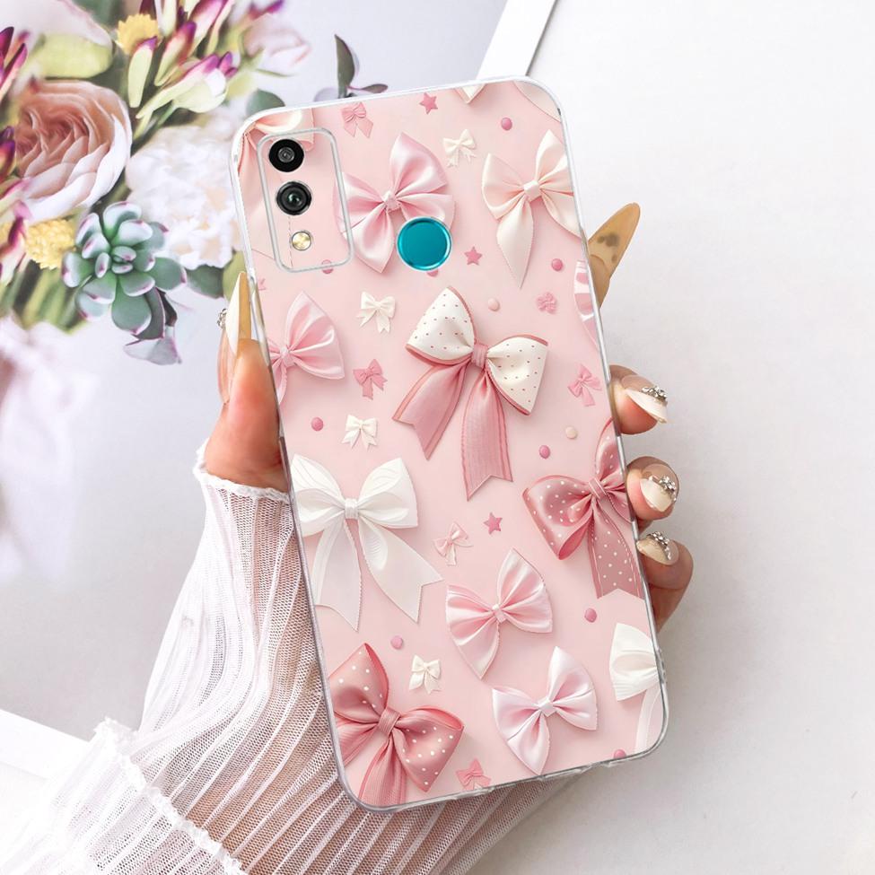 Transparent Cover For Honor 9X Lite Case Cute Fashion Butterfly Funny Painted Casing For Honor JSN-L21 JSN-L22 JSN-L23