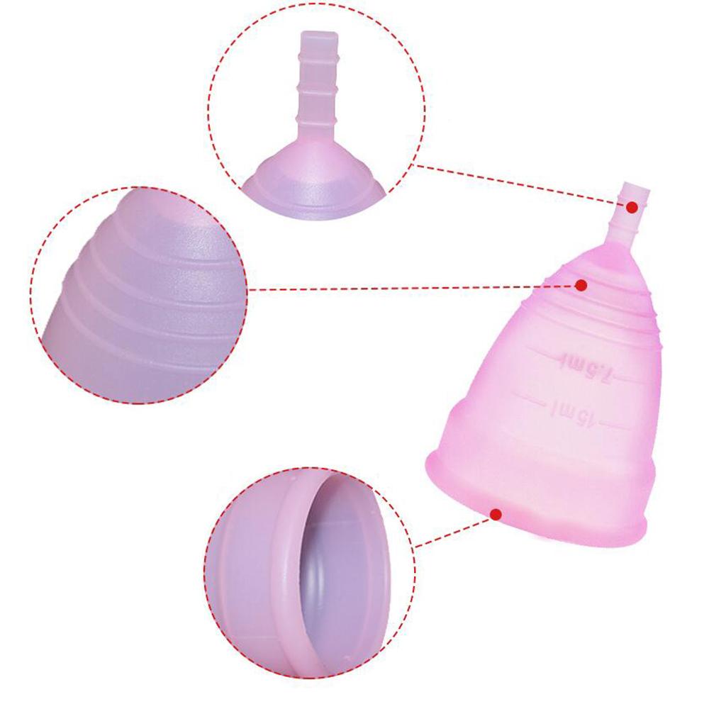 Многоразовая силиконовая менструальная чаша, мягкая женская гигиена, размер продукта M/L