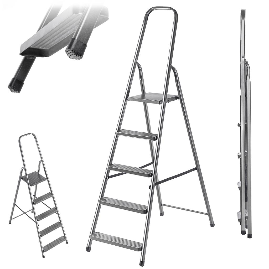 Стальная лестница бытовая складная стремянка цельная 125 кг