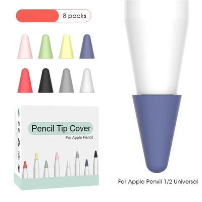 2 шт./4 шт./8 шт. силиконовый чехол для наконечников Apple Pencil, защитный чехол для Apple Pencil 1st 2nd