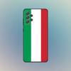Чехол для телефона с флагом Италии для Samsung S25, S24, S21, S22, S23, S30, Ultra, S20, Plus, Fe, Lite, Note, 10, 9, 5G Черный