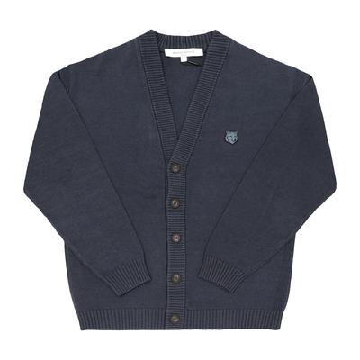 MaiSon KitSune Смелый Пластырь с Головой Лисы Мужской Кардиган с V-образным Вырезом S Om00502kt1099
