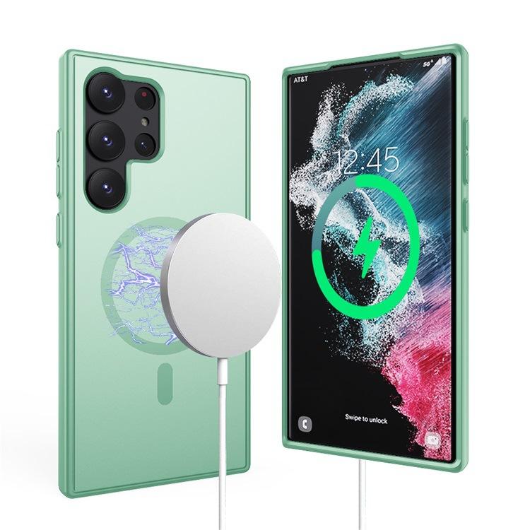 Применимо к Samsung s11ultra матовый чувствительный к коже магнитный чехол для мобильного телефона s11u 2-в-1 противоударный защитный чехол Amazon