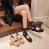 Женская обувь 2024 Горячие продажи Однотонная Женская Обувь Лодочки Уличная Повседневная Креативные Женские Сандалии Люкс