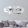 26Pcs 3D Round Mirror Acrylic Mirror Wall Sticker Diy Bedroom Bathroom And Tv Background Room Sticker Wall Decoration
