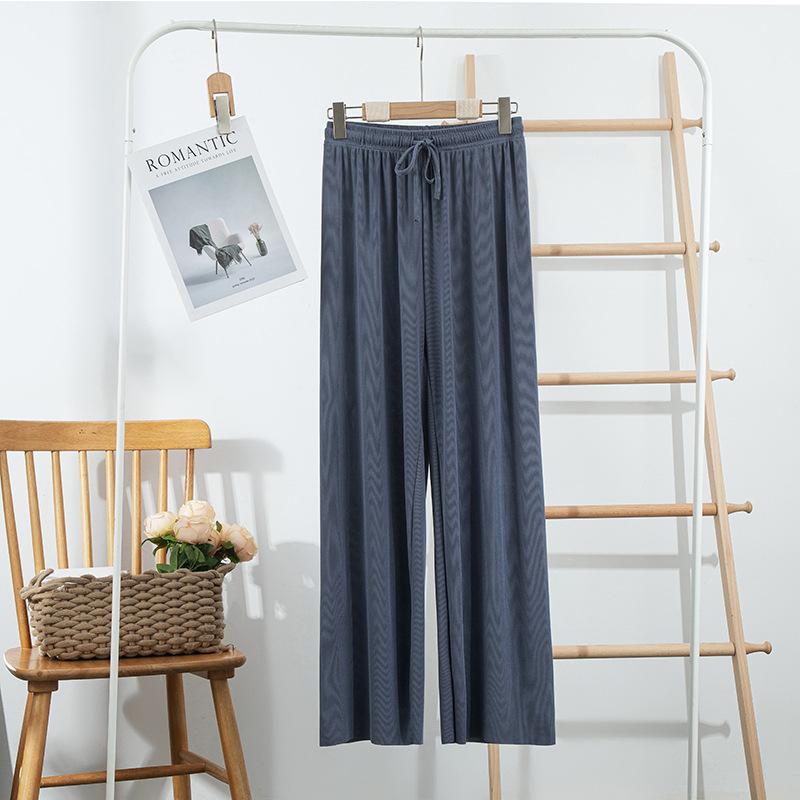 Wide Leg Pants for Women In Summer Thin Fit Loose Hanging Breathable Straight Leg Casual Floor Pants
