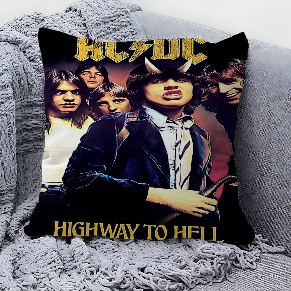 Rock A-AC D-DC Подушка-подушечка Дюймы Декор в деревенском стиле Домашние чехлы на подушки для декора дивана