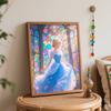 Disney Масляная живопись ручная роспись раскрашивание живопись ручной работы DIY украшение дома подарок принцесса витраж