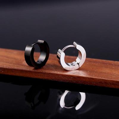 Серьги-клипсы в корейском стиле 4X9: Универсальная уличная хип-хоп-мода для студентов