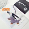 Classic Cute Puppy Dog Bag Pendant Key Chain  Pu Leather Dachshund Key Ring Accessories