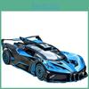 Модель суперкара Bugatti Сплав Игрушка Со Звуковыми и Световыми Эффектами Для Игр и Коллекционирования Детьми