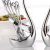 Talos 1/7 шт. из нержавеющей стали в форме лебедя, держатель для хранения посуды, вилка, ложка, столовые приборы