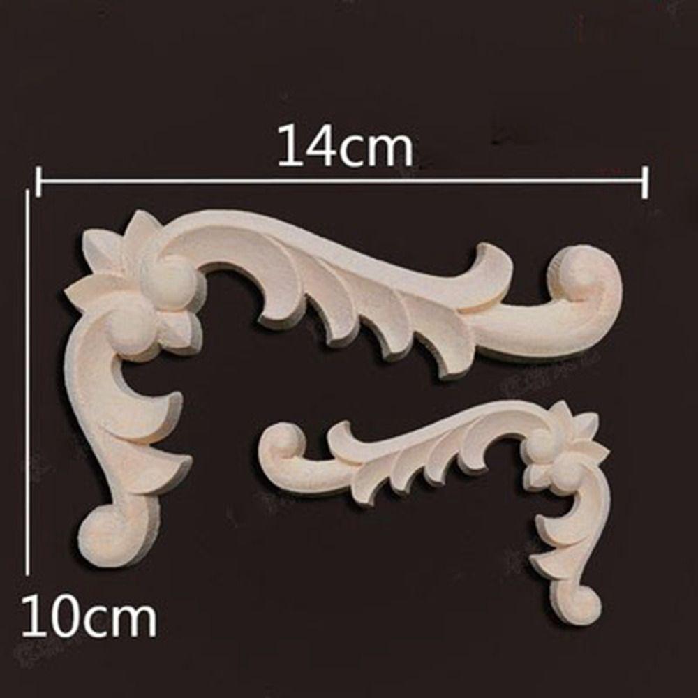 Натуральные цветочные деревянные резные поделки Уникальные угловые аппликации Рамка Стена Дверь Украшение