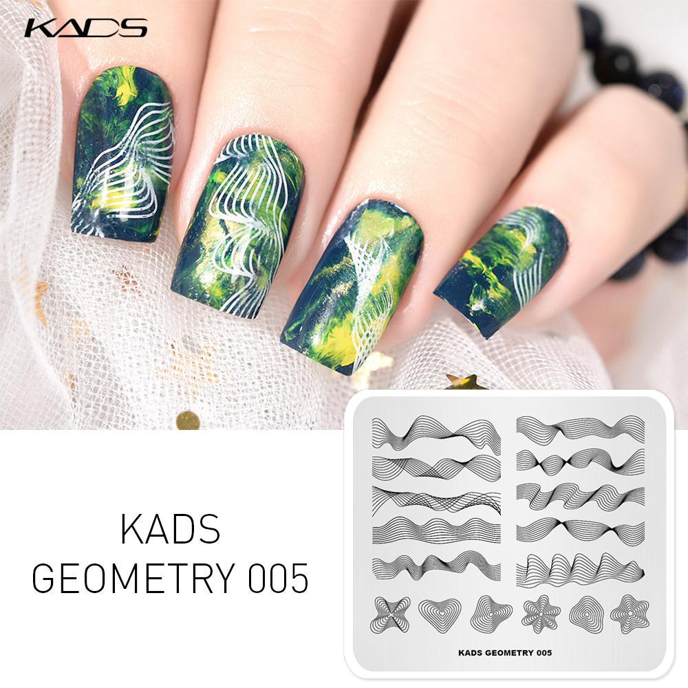 kads Nail Stamping Plate Template Nail Design Nail Art Manicure Stamp Plates Nails Tools