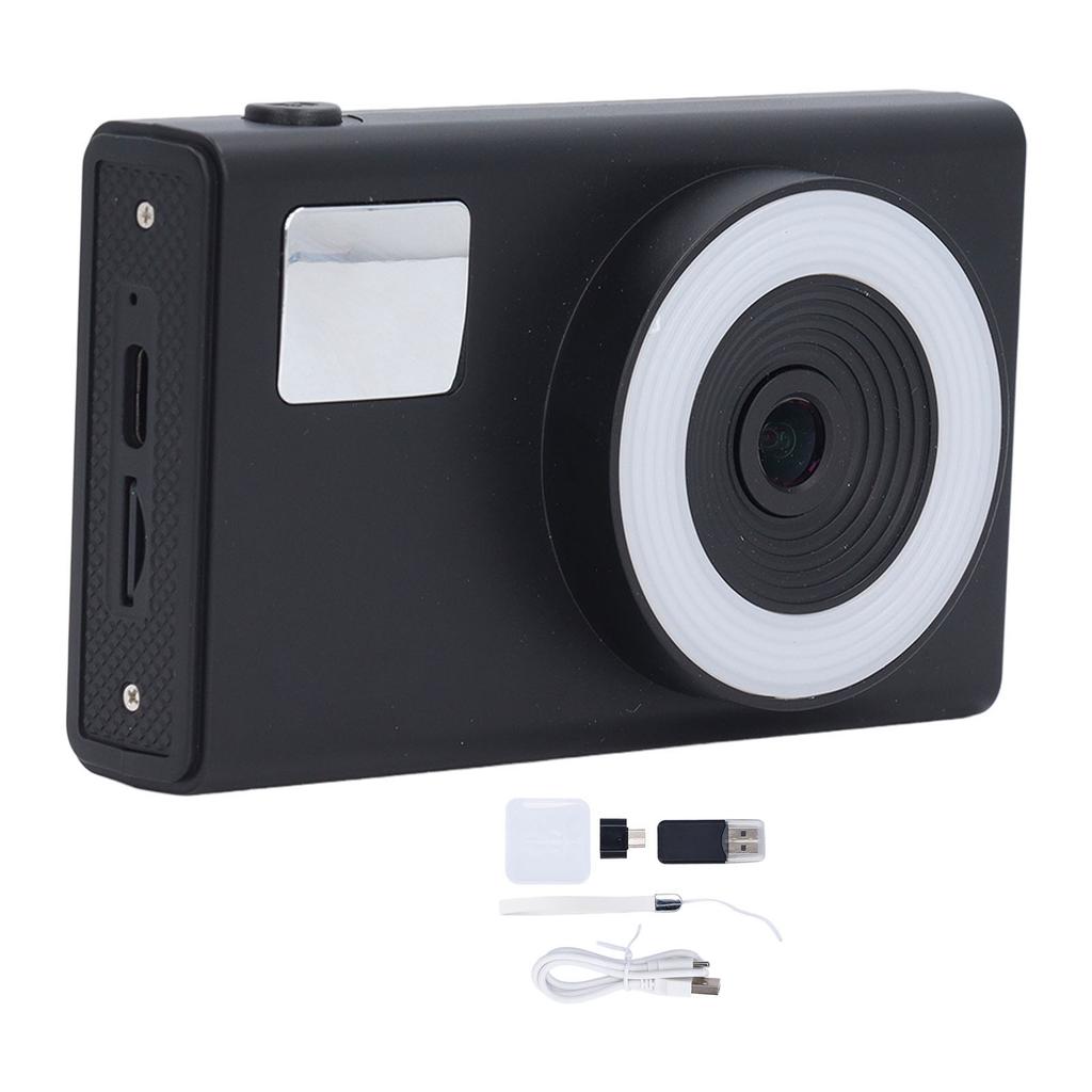 Digital Camera 48MP 4K UHD 16x Digital Zoom 2.4 Inch Screen Portable Compact Selfie Camera with 32GB Memory Card for