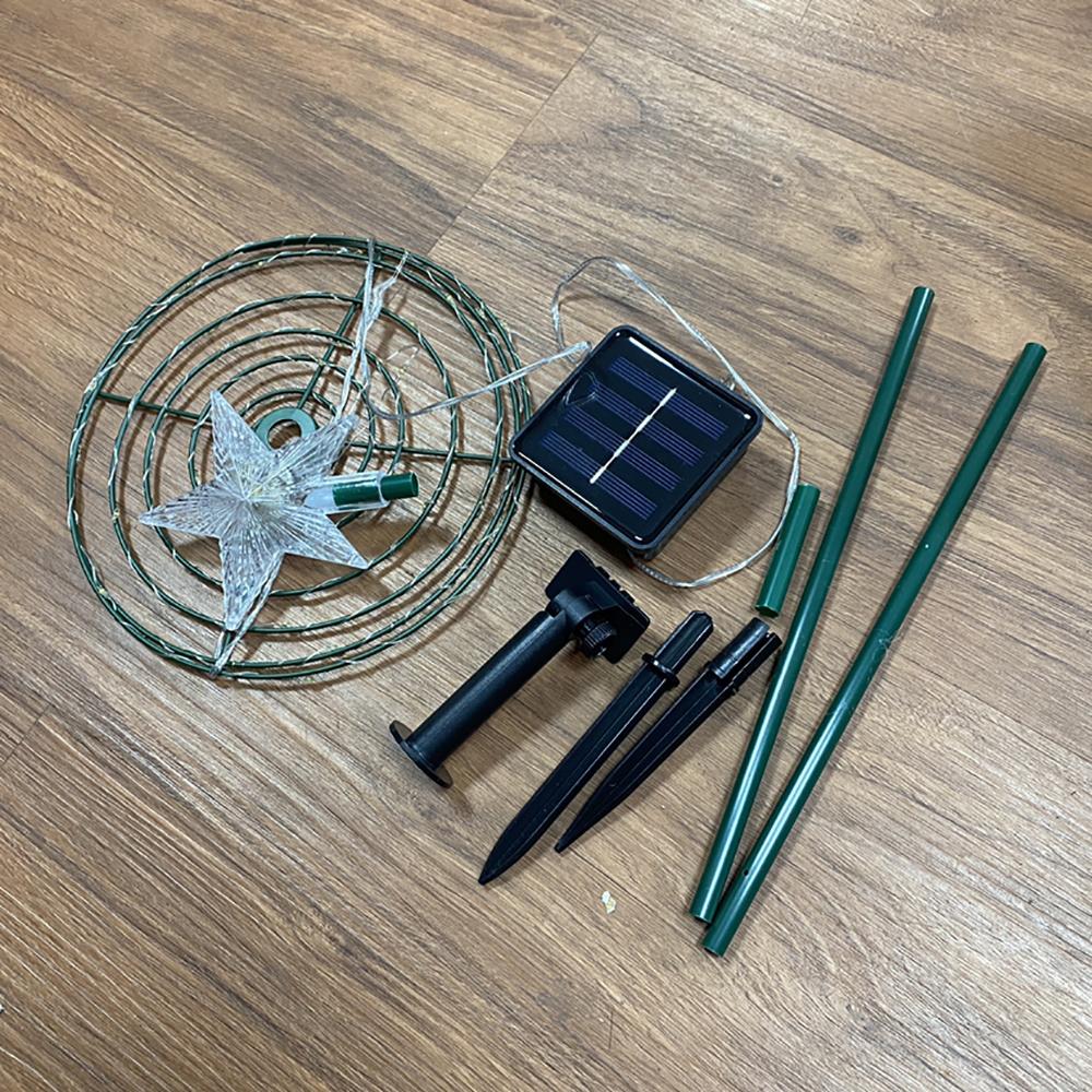 Outdoor Decor LED Light Waterproof Christmas Solar Lights Tree Light Xmas Decor Yellow