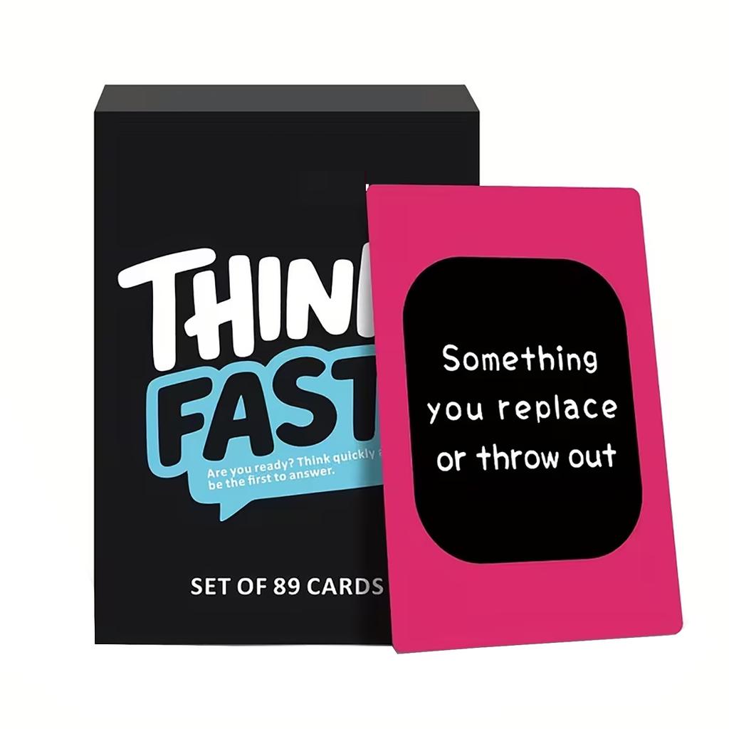 2025 New, A Fast-paced Quiz Card Game Set. This Is A Card Game Suitable For Birthday Parties