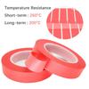 Red Non-residue Automotive Baking Paint Masking Tape High-viscosity PET Tape Heat Resistant