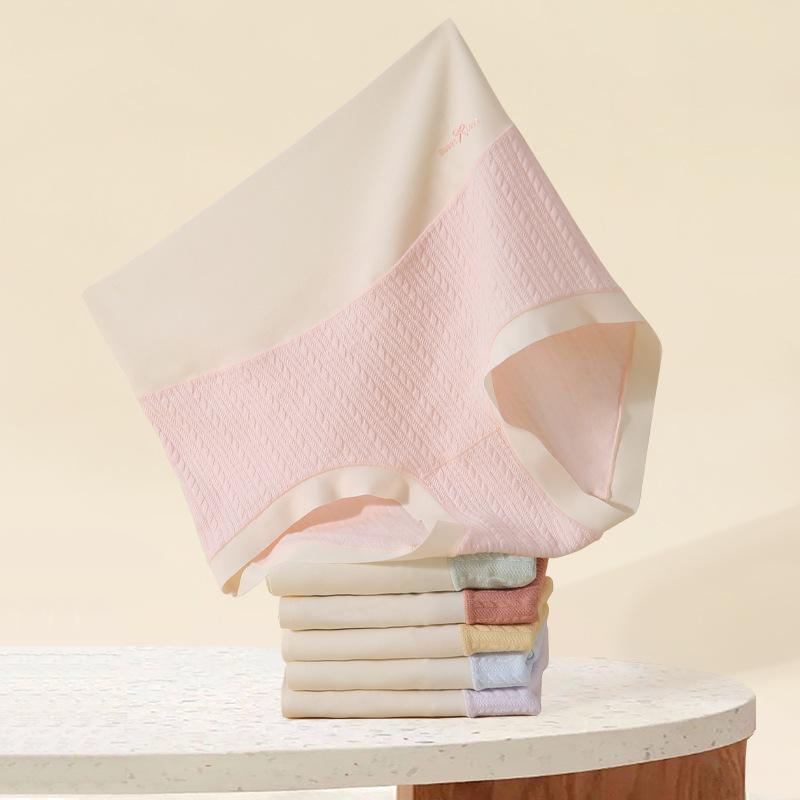 Cotton Underwear High Waist Women's Large Size Autumn 5A Antibacterial Crotch Briefs Belly Lift Hip Underwear