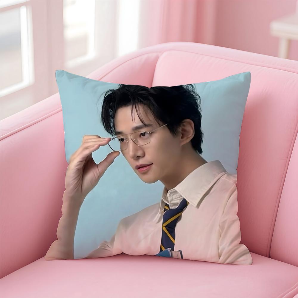 singer charismatic JJunho Cushion Cover Pillow Case Soft Skin Friendly Fabric  Concealed Zipper