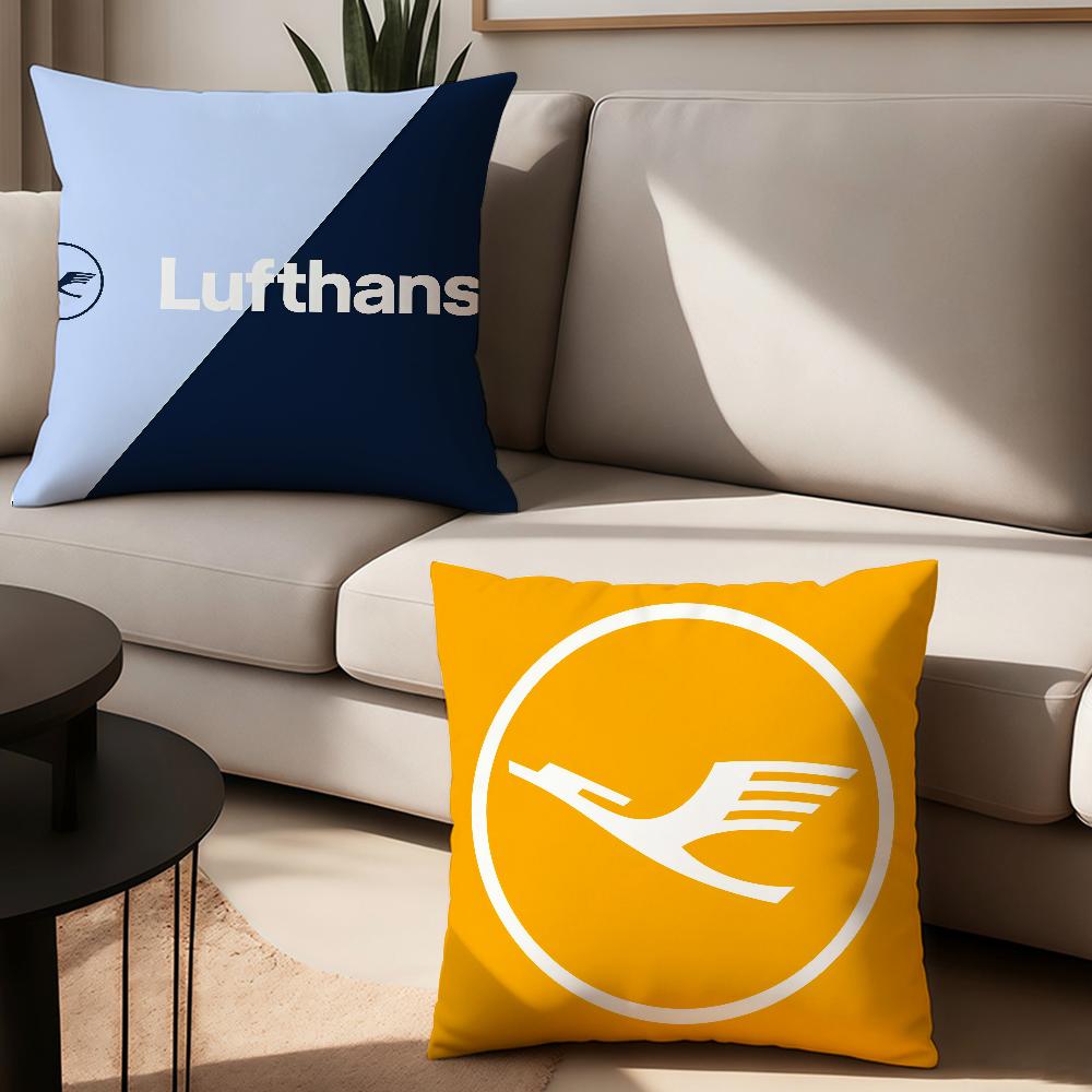 Немецкая наволочка L-Lufthansa Подходит для спален, гостиных, автомобилей, домашнего декора