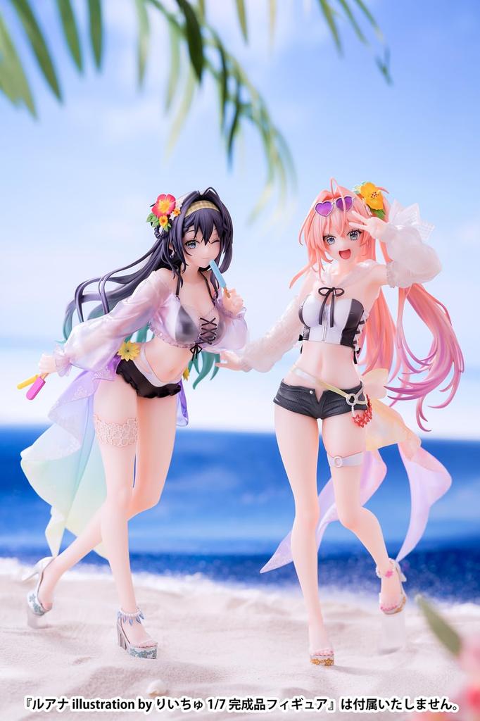 Фигурка Римо, иллюстрация Рианы от Риичи, высота 240 мм, шкала из АБС-пластика, готовая фигурка, окрашенная приблизительно. (включая пьедестал) ПВХ, 1/7