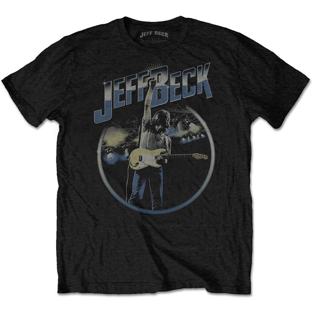 Черная новая футболка Jeff Beck Circle Stage