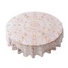 70inch Round Table White Lace Tablecloth Home Beautification Holiday Wedding Dining Table Decoration Mats