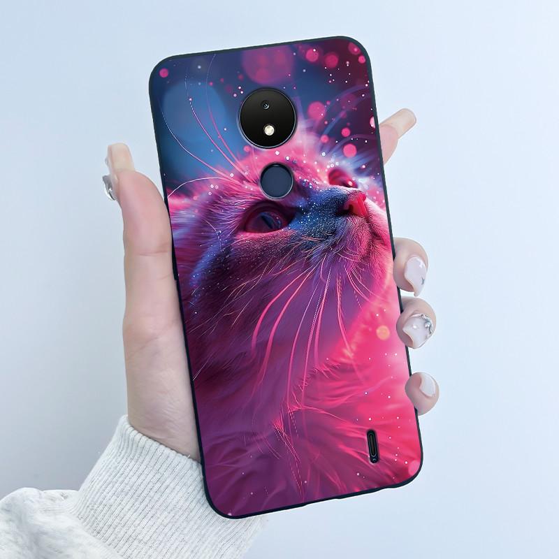 Милый Чехол Для Nokia C21 Fundas Capa Печатный Корпус Защитная Крышка Мягкий Силикон Мультяшный Чехол Для Телефона Coque