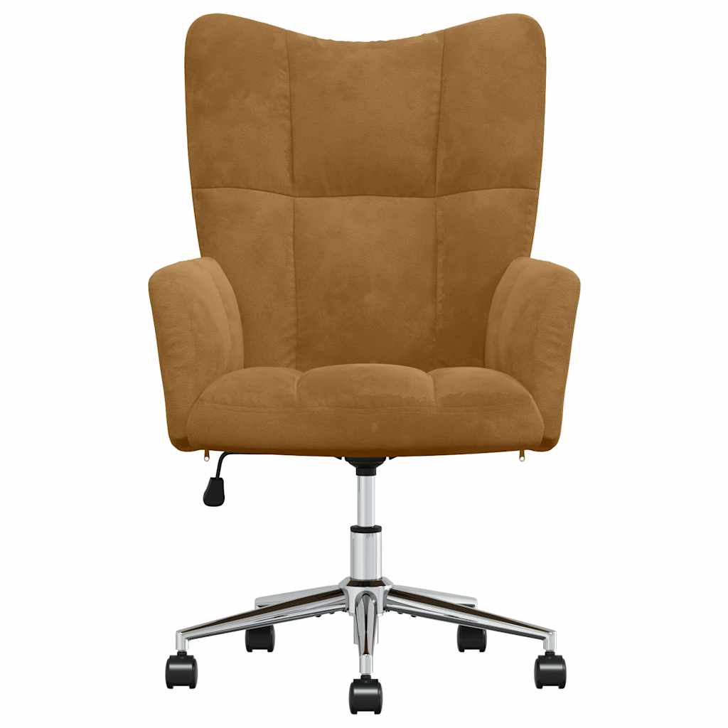Relax Chair in Brown Velvet