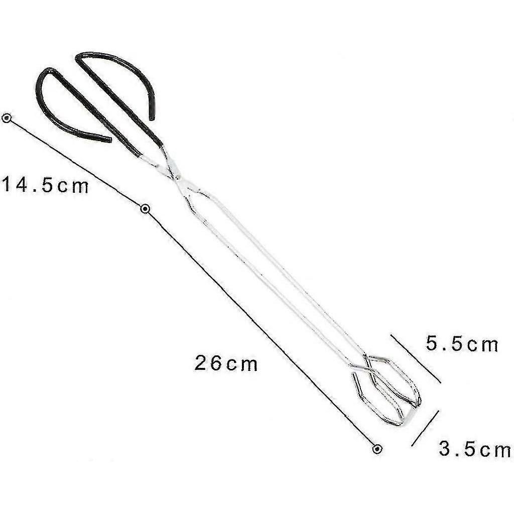 Stainless steel BBQ tongs Buffet food tongs Bread tongs Food tongs BBQ BBQ tools - Mishan