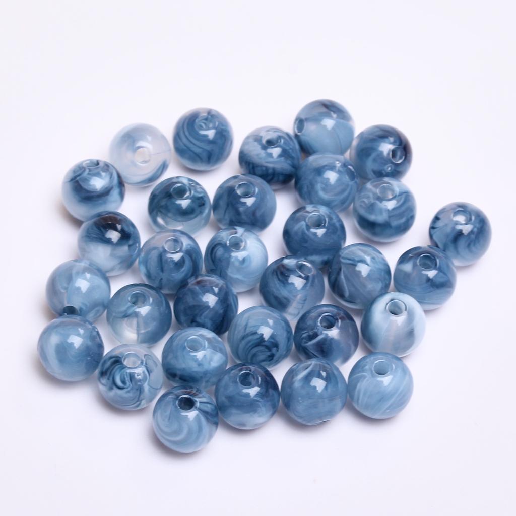 Бусины россыпью, аксессуары для бисероплетения, 8 мм, ручная работа, изготовление ювелирных изделий из смолы, браслет, ожерелье, аксессуары, 30 шт., модный имитационный нефритовый камень, круглый