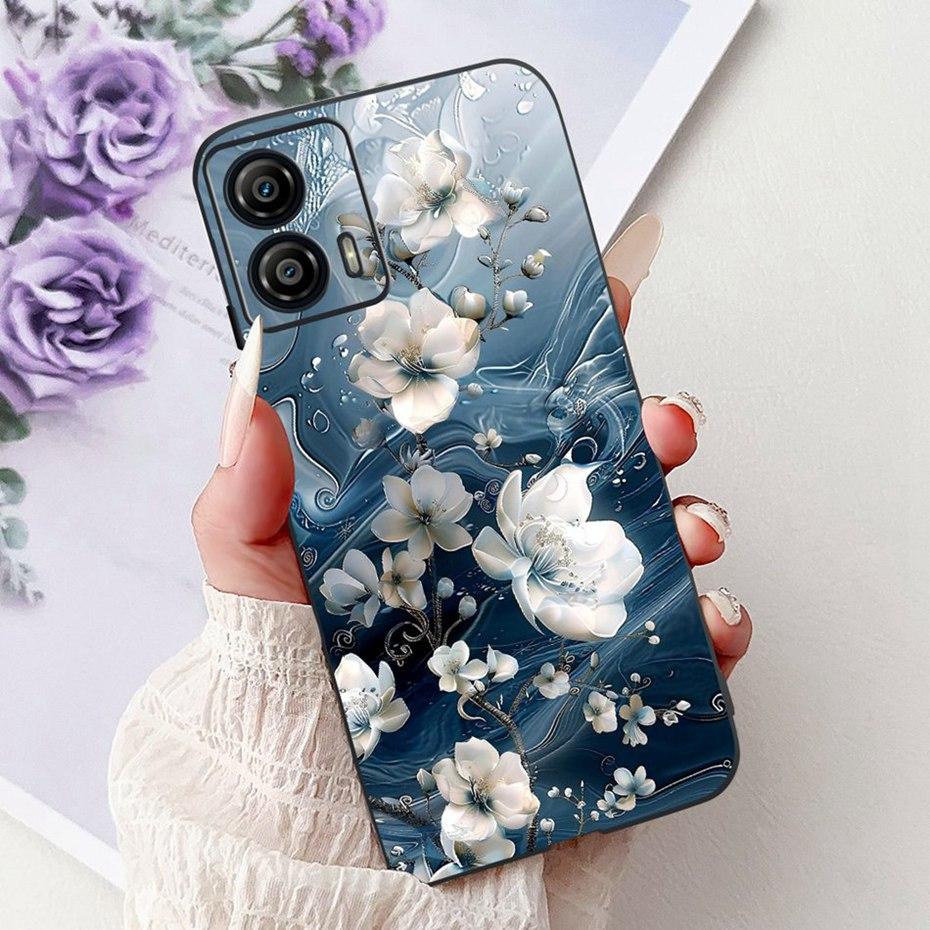 Cute Painting Phone Case For Motorola Moto G53 G73 Soft Silicone TPU Back Cover For MOTO G53 G73 5G Cases Bumpers