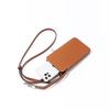 New Fashionable Versatile Lock Mobile Phone Bag Palm Pattern Leather Box Bag Simple Solid Color Messenger Mini Bag Women