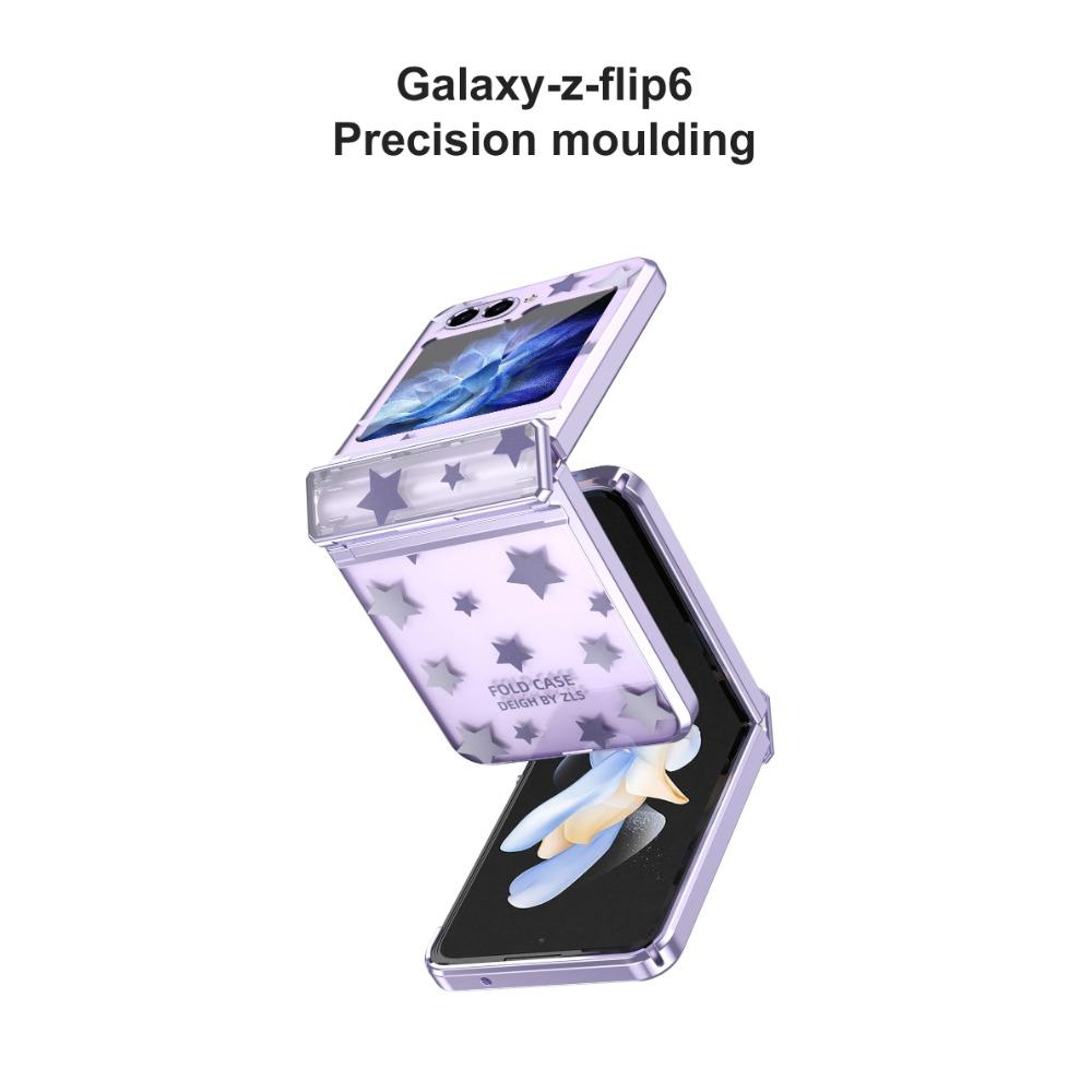 Роскошный защитный чехол со звездами для Samsung Galaxy Z Flip 6 5 4 3, противоударный чехол Star Twinkle
