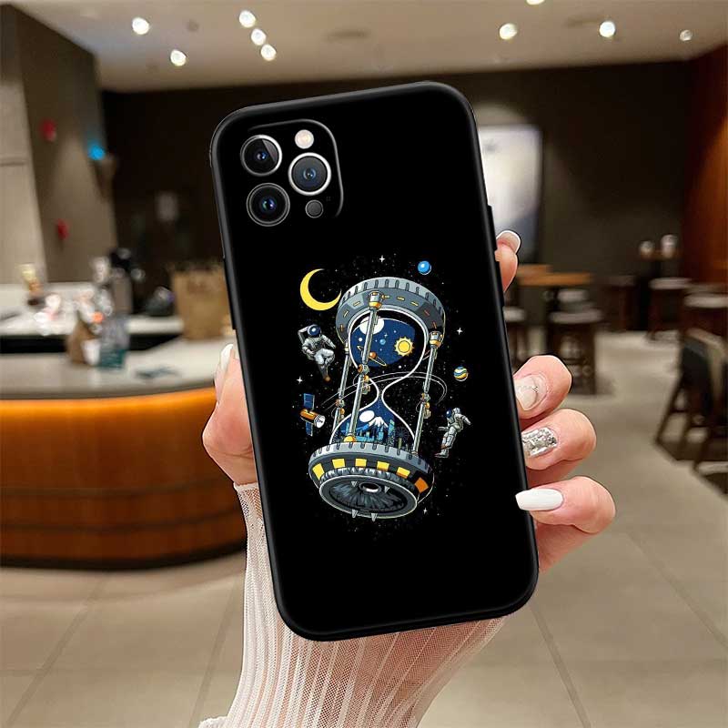 UP8 Astronaut Space Moon Phone Case for Samsung Galaxy S20 S21 S22 Ultra FE + Plus A21S A22 A24 A25 A26 A30 A30S A31
