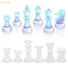 Эпоксидная смола силиконовые формы международные шахматные фигуры шашки шахматная доска УФ кристальная форма для набора для шахмат своими руками инструменты для форм