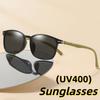 New Fashion Classic Oval-Frame Sunglasses Ultra-Lightweight Outdoor UV-Protective Shades Trendy Minimalist Eyewear Unisex