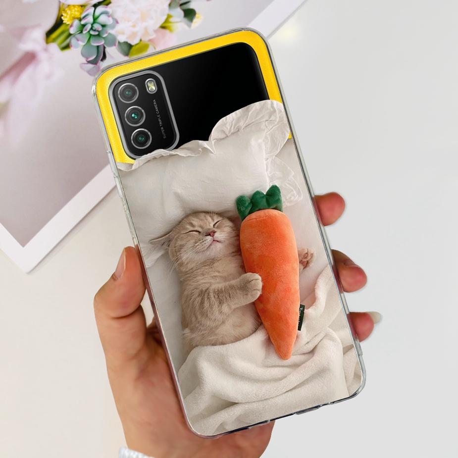 Для Xiaomi Poco M3 Чехол PocoM3 Pro Новый Модный Расписной Чехол Мягкий Силиконовый Чехол для Телефона Для Xiaomi Poco M3 Pro PocoM3 Fundas Coque