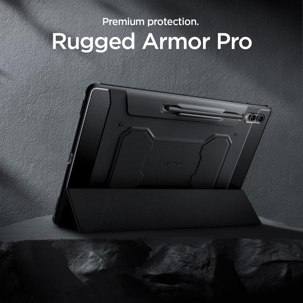 Чехол Spigen Galaxy Tab S10 Ultra, совместимый с Galaxy Tab, ударопоглощающий, ударопрочный, устойчивый к падениям, прочный, амортизирующий, Pro ACS06538