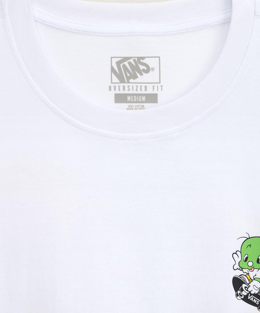 VANS Dooly Korea Crew Short Sleeve T-Shirt - White / Vn0012Pvwht1