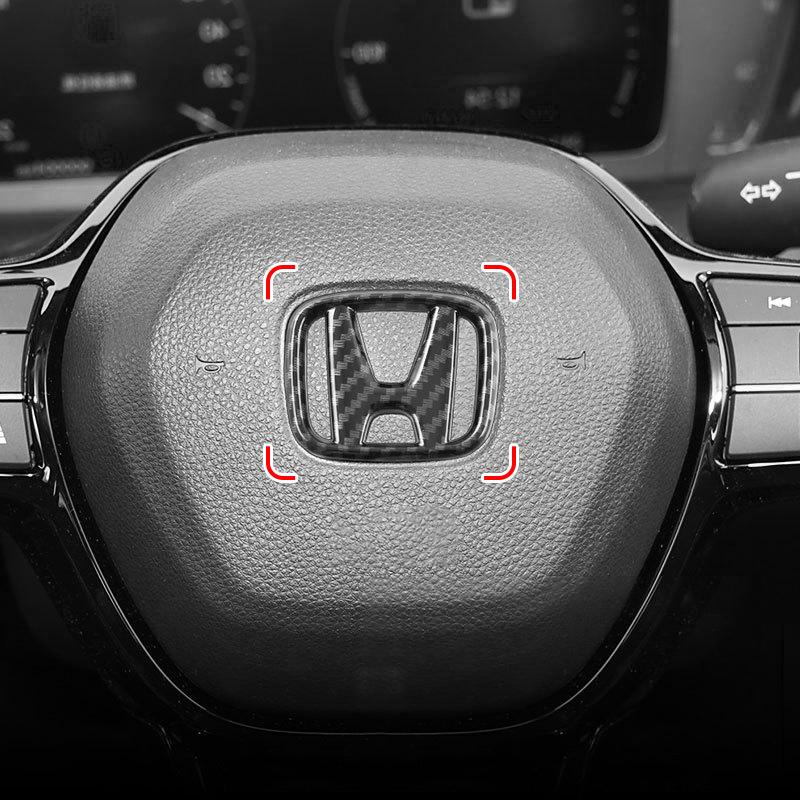 Автомобильная наклейка на руль, декоративный значок с логотипом для Honda Civic Accord Crider City XRV CRV HRV Inspire Fit Odyssey Envix