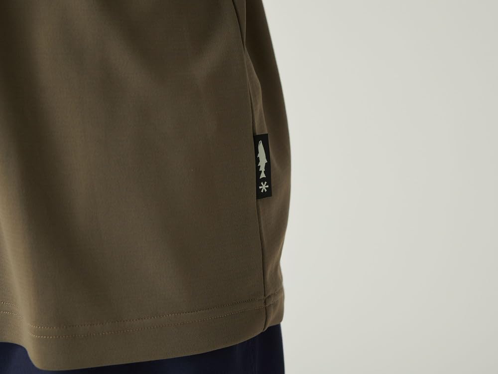 Snow Peak Flyfishing Club Graphic Short Sleeve and GREIGE M T-Shirt SPF-TS-25AU902, Men's Women's,