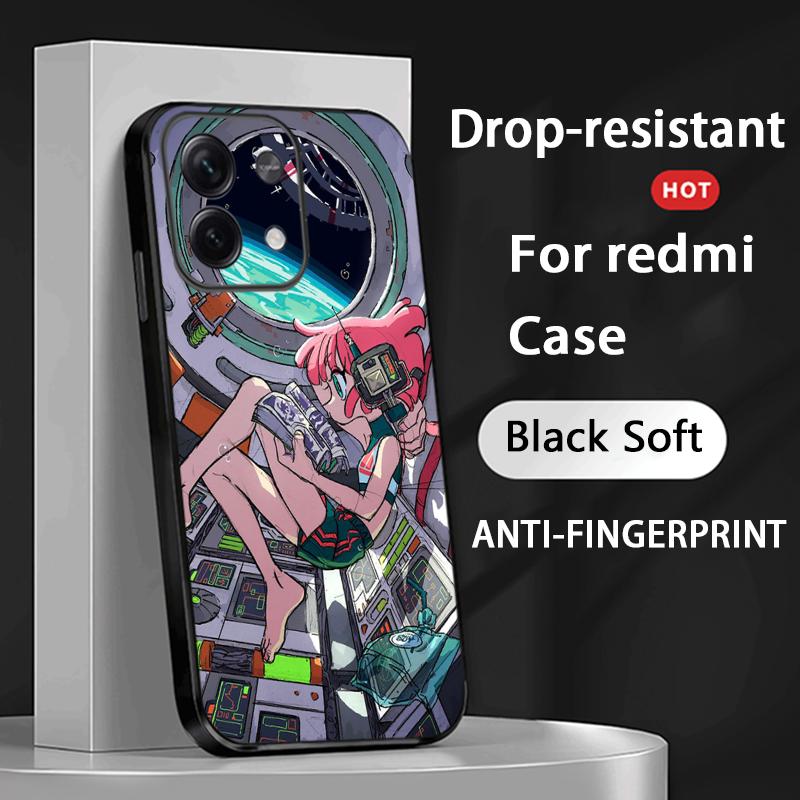 Чехол для телефона с дизайном в стиле аниме Zutomayo для Redmi Note 14 13 12 11 Pro Plus S 5G 14C A3, мягкий черный чехол