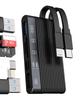 USB-C - Lightning кардридер для SD-карт (6-в-1) Адаптер-кабель для зарядки iPhone 16, 15, 14, двойной порт USB 3.0/2.0, Micro SD, TF, передача флэш-памяти,