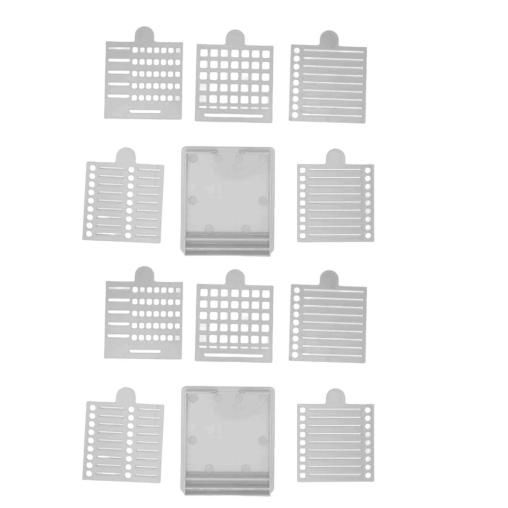 2set Reusable Design Sticky Note Stencil 5 Different Templates Note Organizer For Office