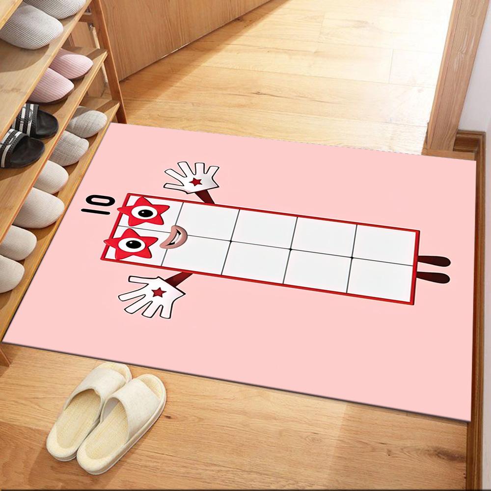 Numberblocks Floor Mat Suitable for Balcony Outdoor Playrooms Foyer Anti-slip Rug Office home decor Perfect Gift for Friends & Family