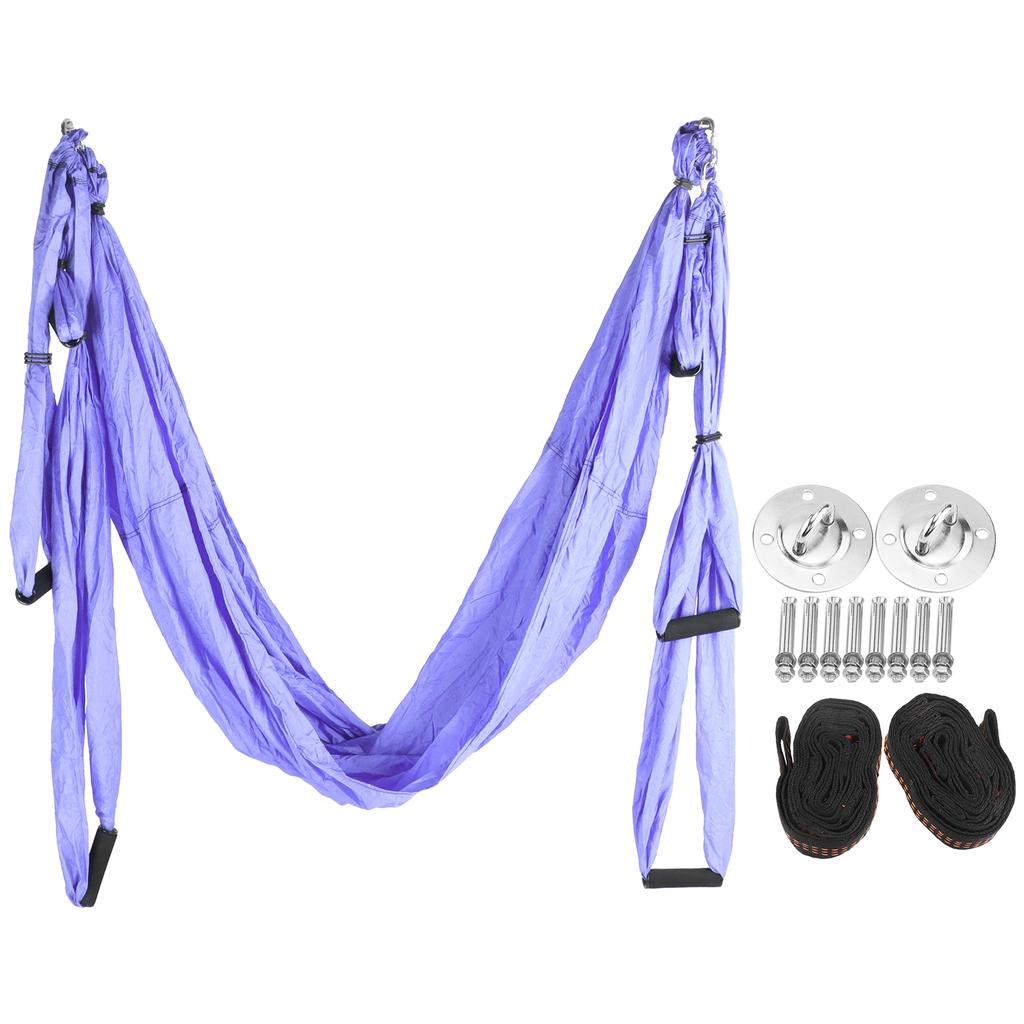 Сверхлегкий гамак для йоги Антигравитационные качели для йоги Гамак Аксессуары для домашнего фитнеса Синий Фиолетовый