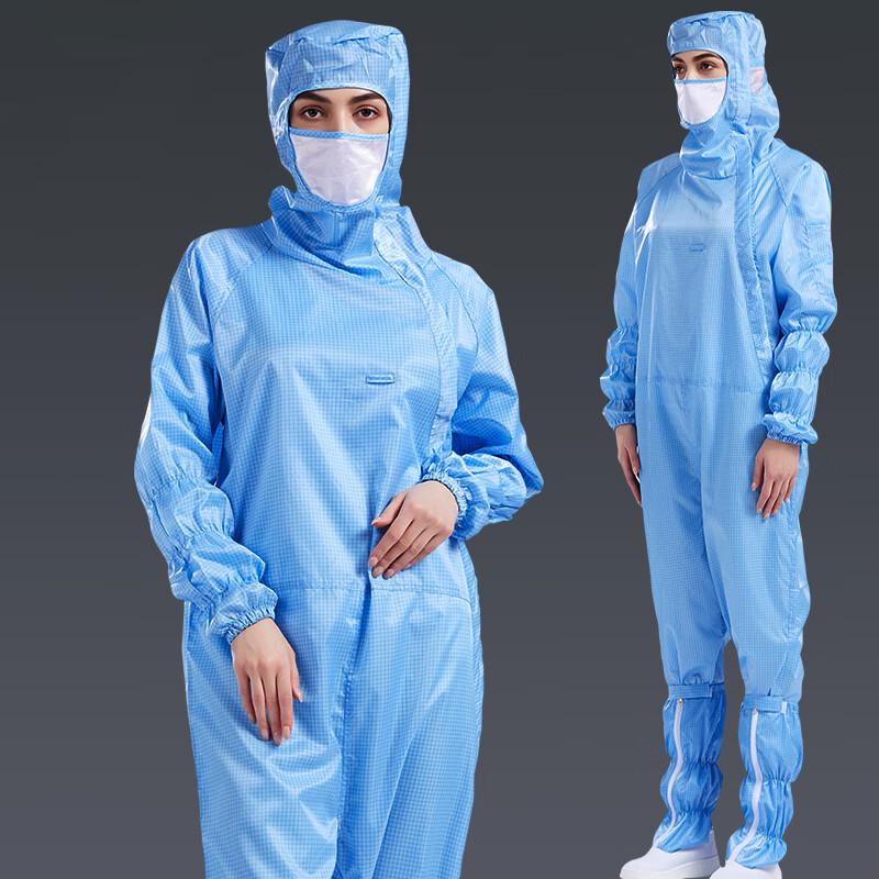 Shuangcan 0.5 Mesh Front-Open Coverall with Hood